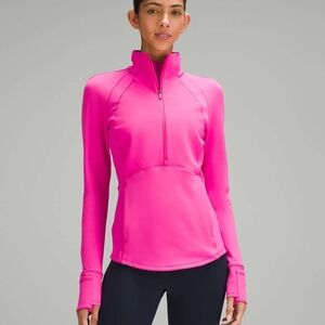 Lululemon Cold Weather Runnig Half Zip Pink